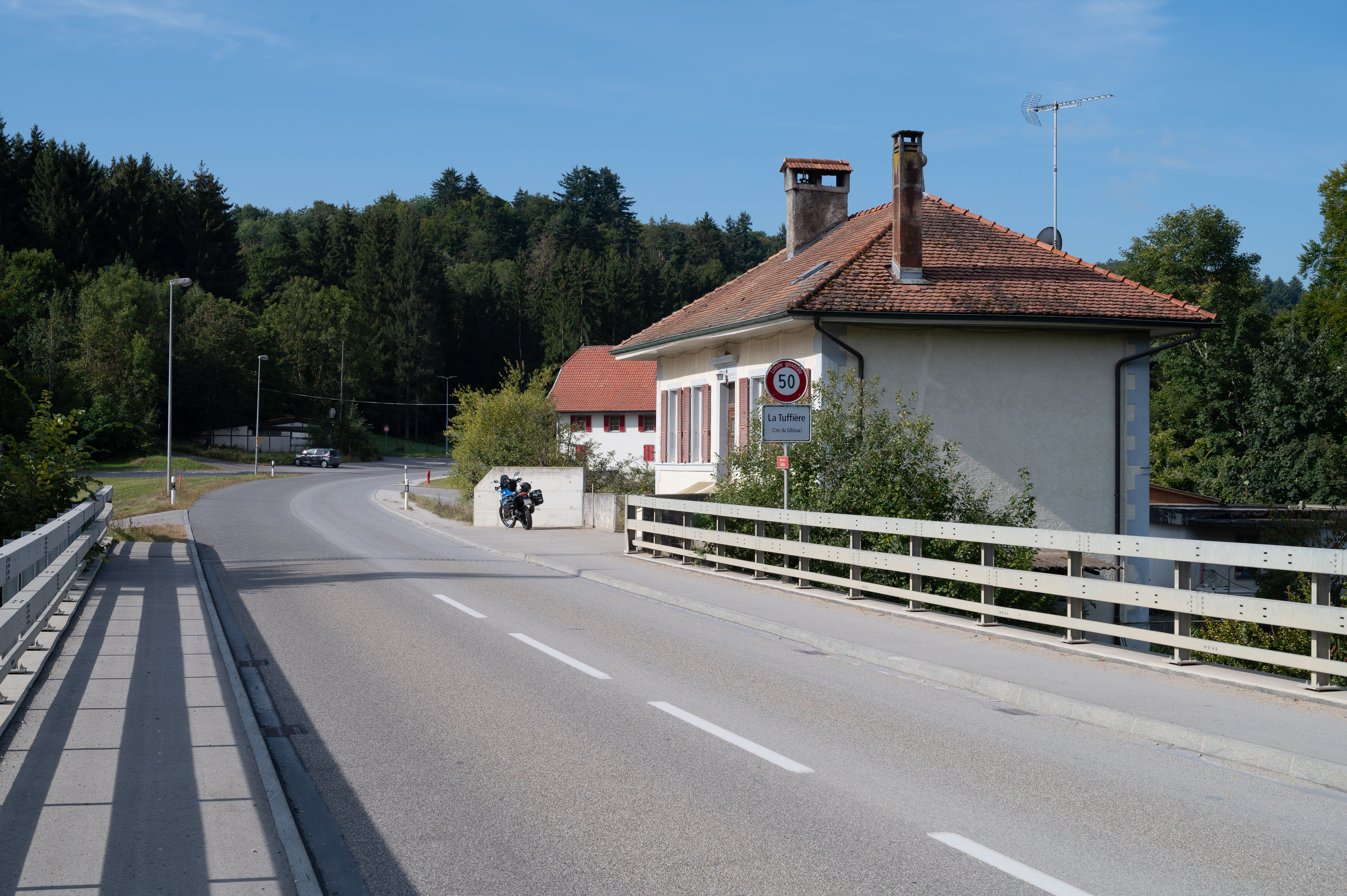 Ideale Tour für Motorradspass am Wochenende