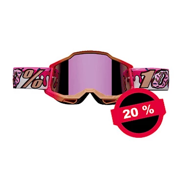20 % Rabatt auf alle 100% Motocrossbrillen